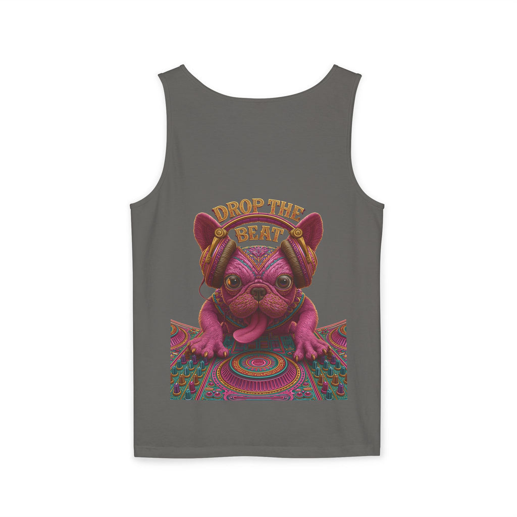 French Bulldog DJ Tank Top – EDM Music Festival Shirt for Dog Lovers | TankPaw™