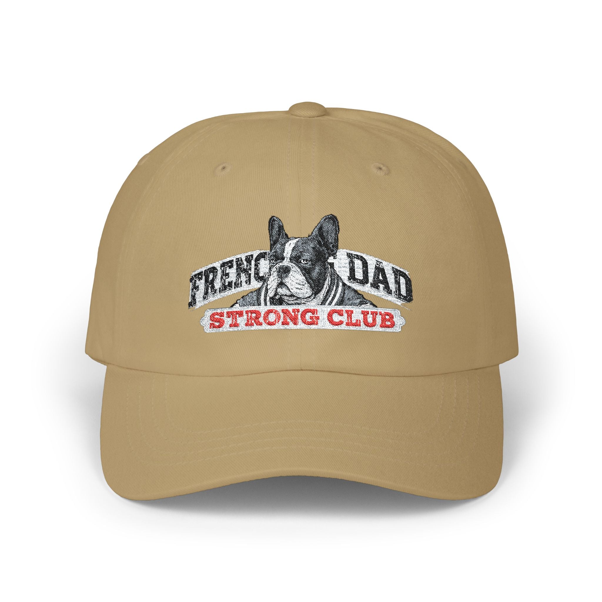 Dad Cap — TankPaw® Frenchie Dad Embroidered Baseball Cap – Premium French Bulldog Dad Hat for Dog Lovers