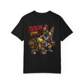 Frenchie Strong Club T-Shirt — Graphic French Bulldog Weightlifting Tee