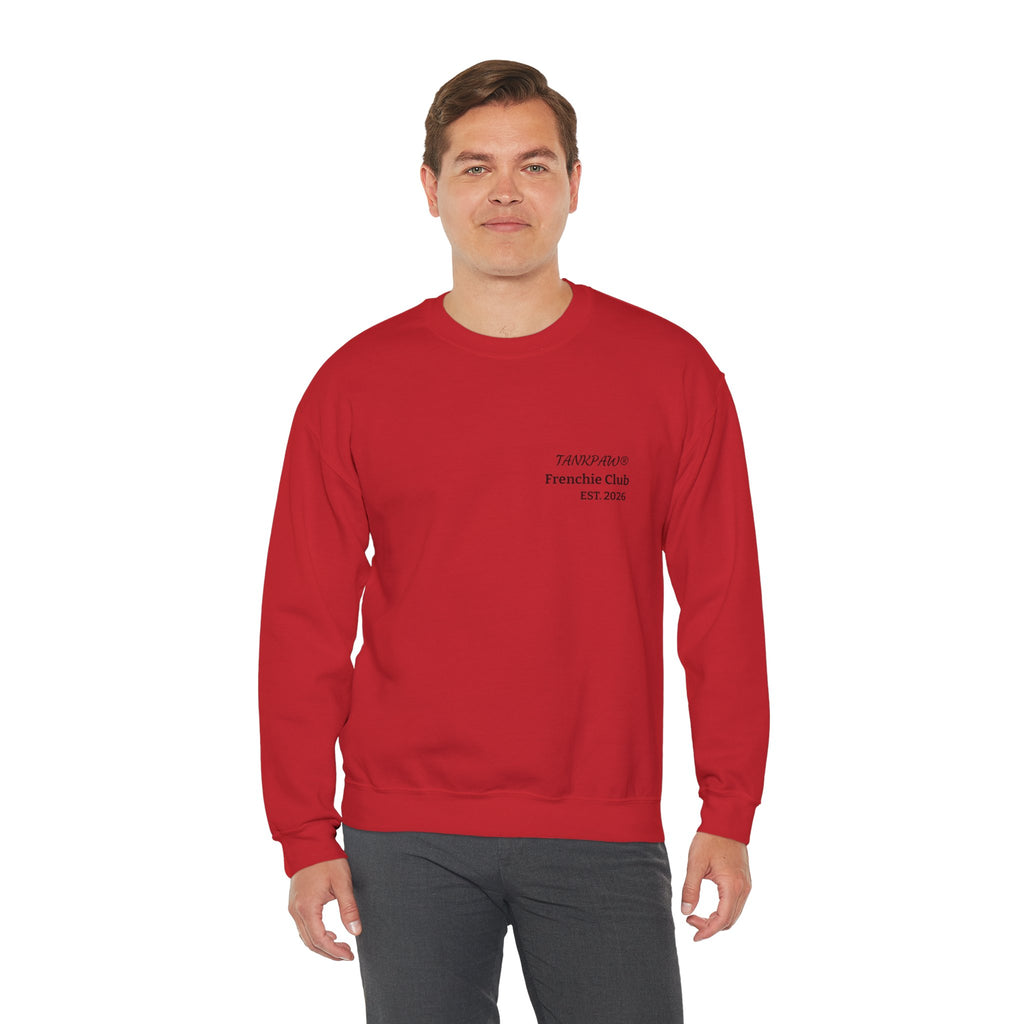 TankPaw® Frenchie Strong Club Premium Sweatshirt – Vintage French Bulldog Crewneck
