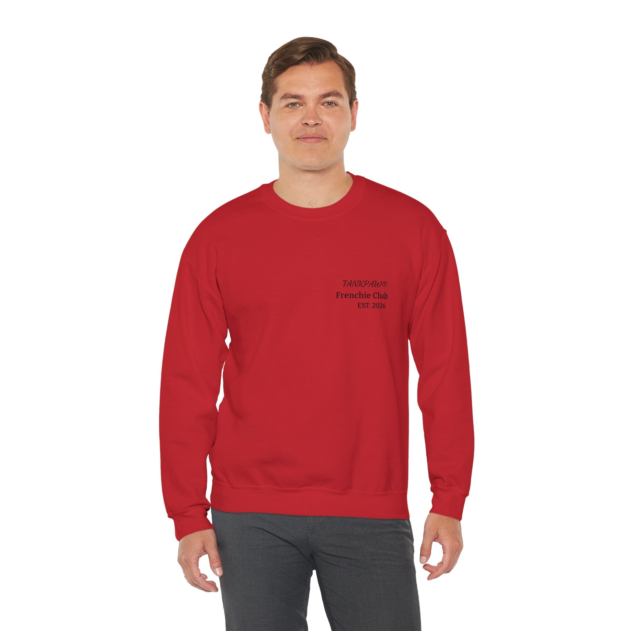 TankPaw® Frenchie Strong Club Premium Sweatshirt – Vintage French Bulldog Crewneck