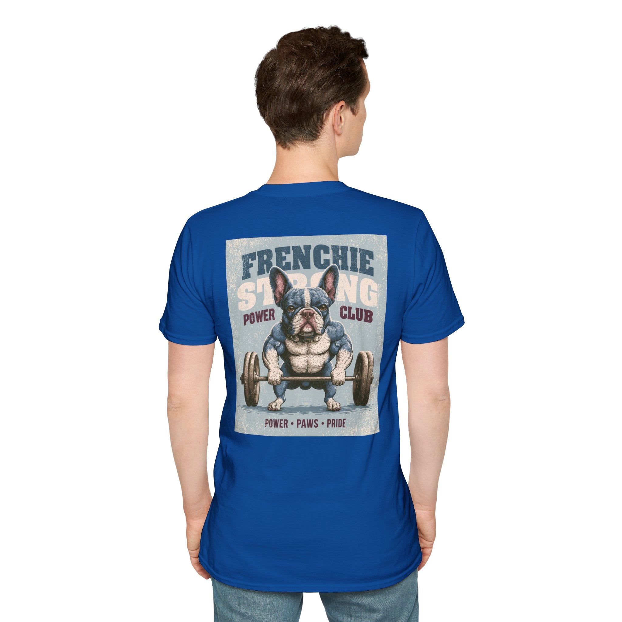 Muscle French Bulldog T-Shirt – Strong Frenchie Workout Shirt for Dog Lovers