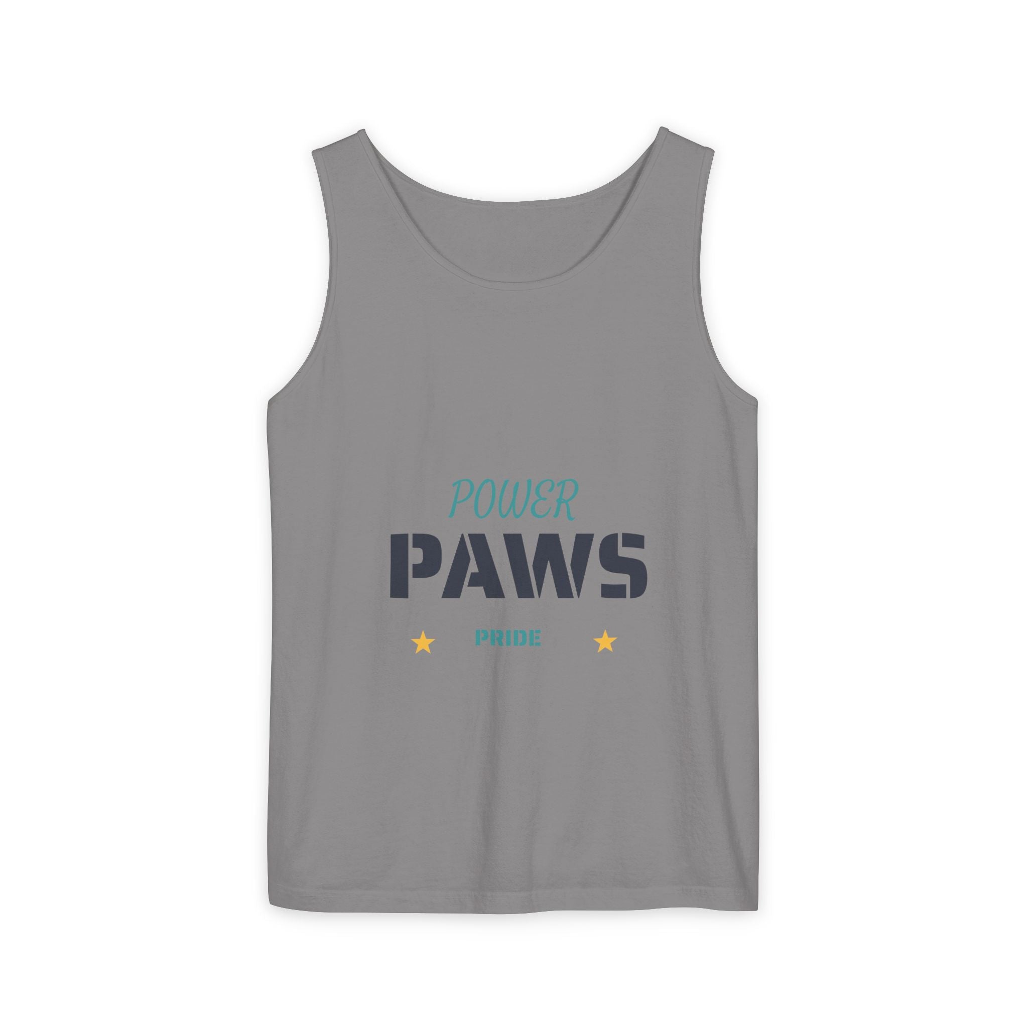 Power Paws Tank Top — "Frenchie Strong" Graphic Dog Fitness Tank