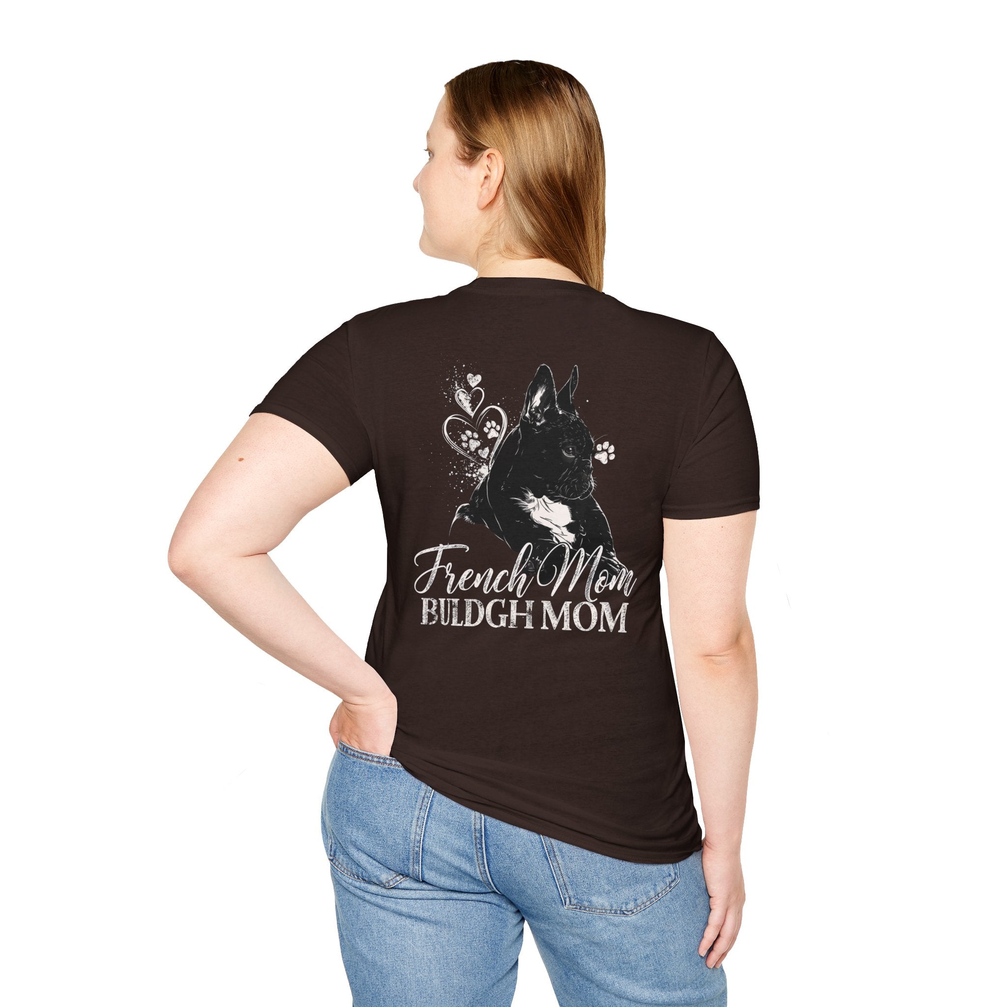 French Bulldog Mom T-Shirt | Proud Dog Mom Gift | Cute Frenchie Lover Apparel | TankPaw