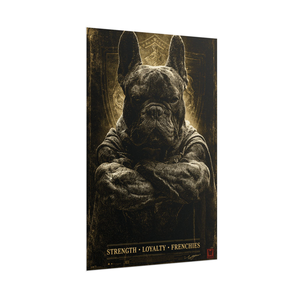 TankPaw® French Bulldog Wall Art Poster – Premium Vintage Frenchie Decor