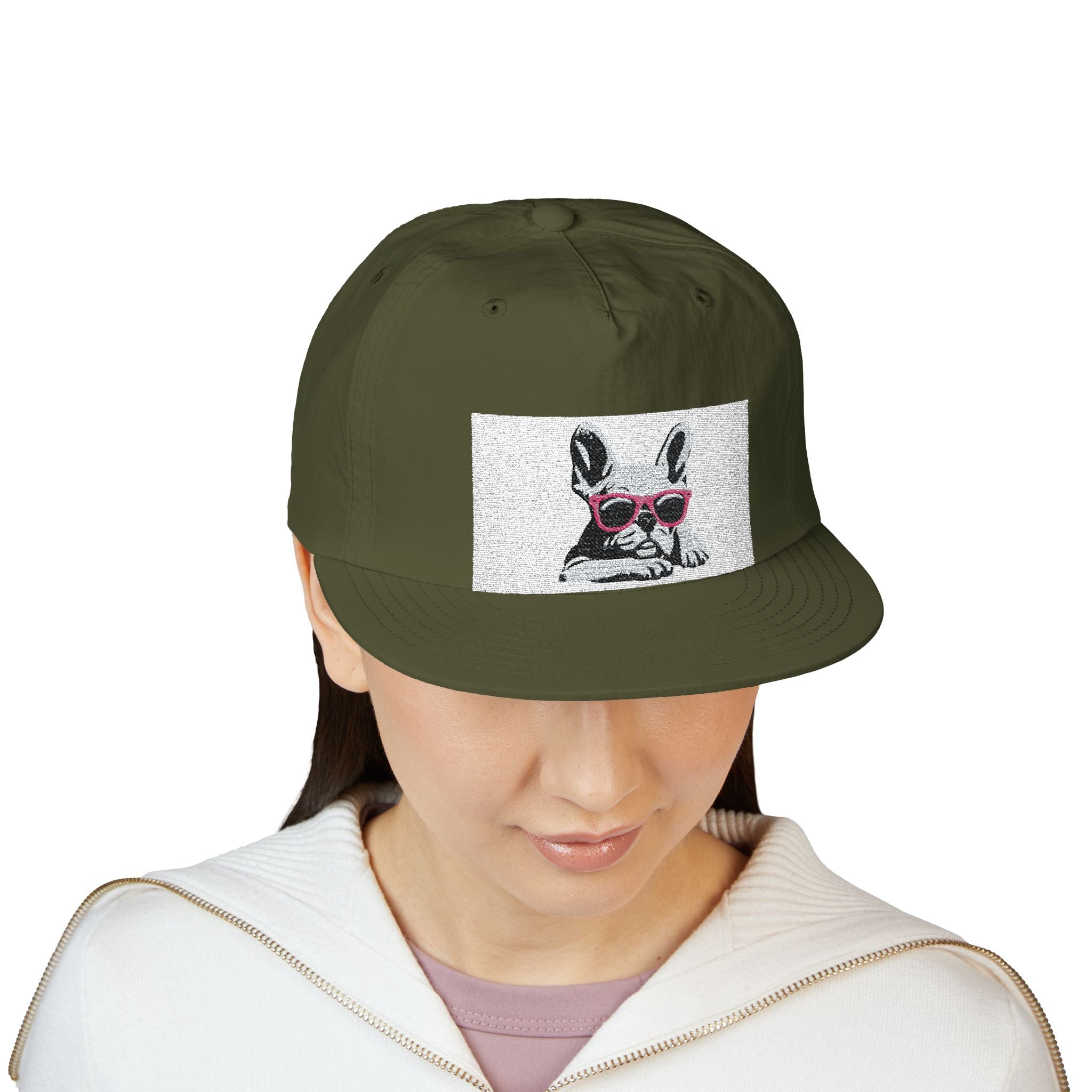 Surf Cap —French Bulldog Mom Hat – Embroidered Baseball Cap for Frenchie Lovers
