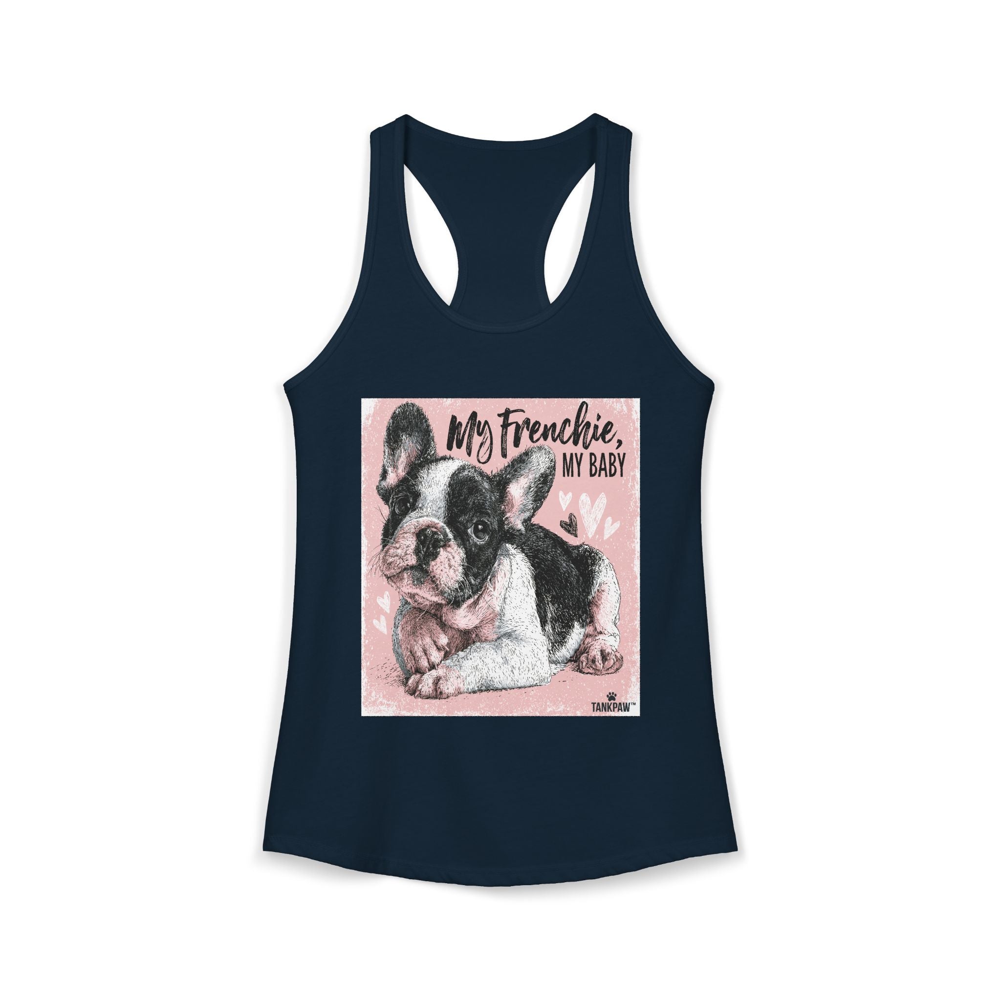 Frenchie Mom Women's Tank Top – French Bulldog Mom Sleeveless Shirt | Cute Dog Lover Gift | TankPawFrenchie Mom