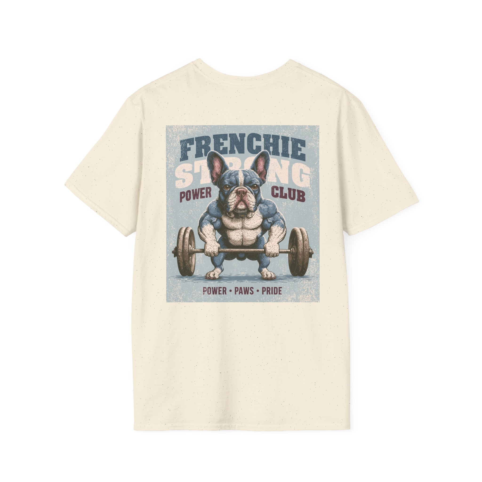 Muscle French Bulldog T-Shirt – Strong Frenchie Workout Shirt for Dog Lovers