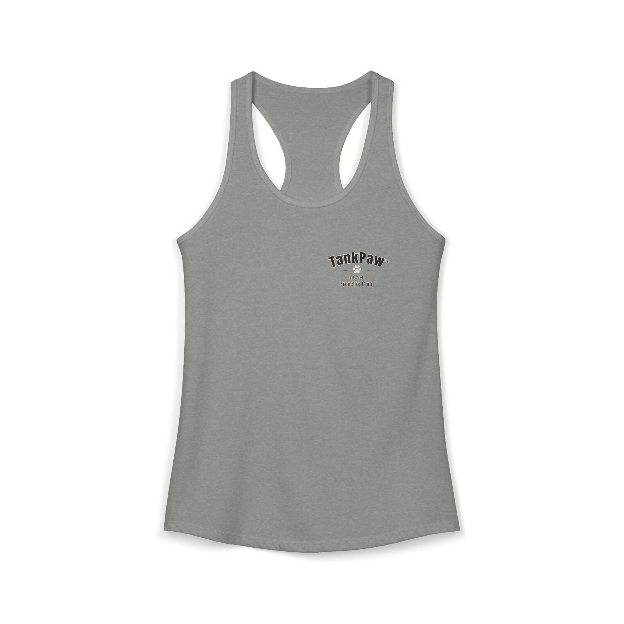 TankPaw™ Women's Frenchie Graphic T-Shirt — "DJ Dog" Design — Music Festival Theme