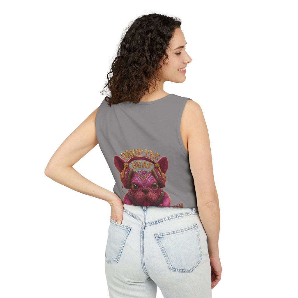 French Bulldog DJ Tank Top – EDM Music Festival Shirt for Dog Lovers | TankPaw™
