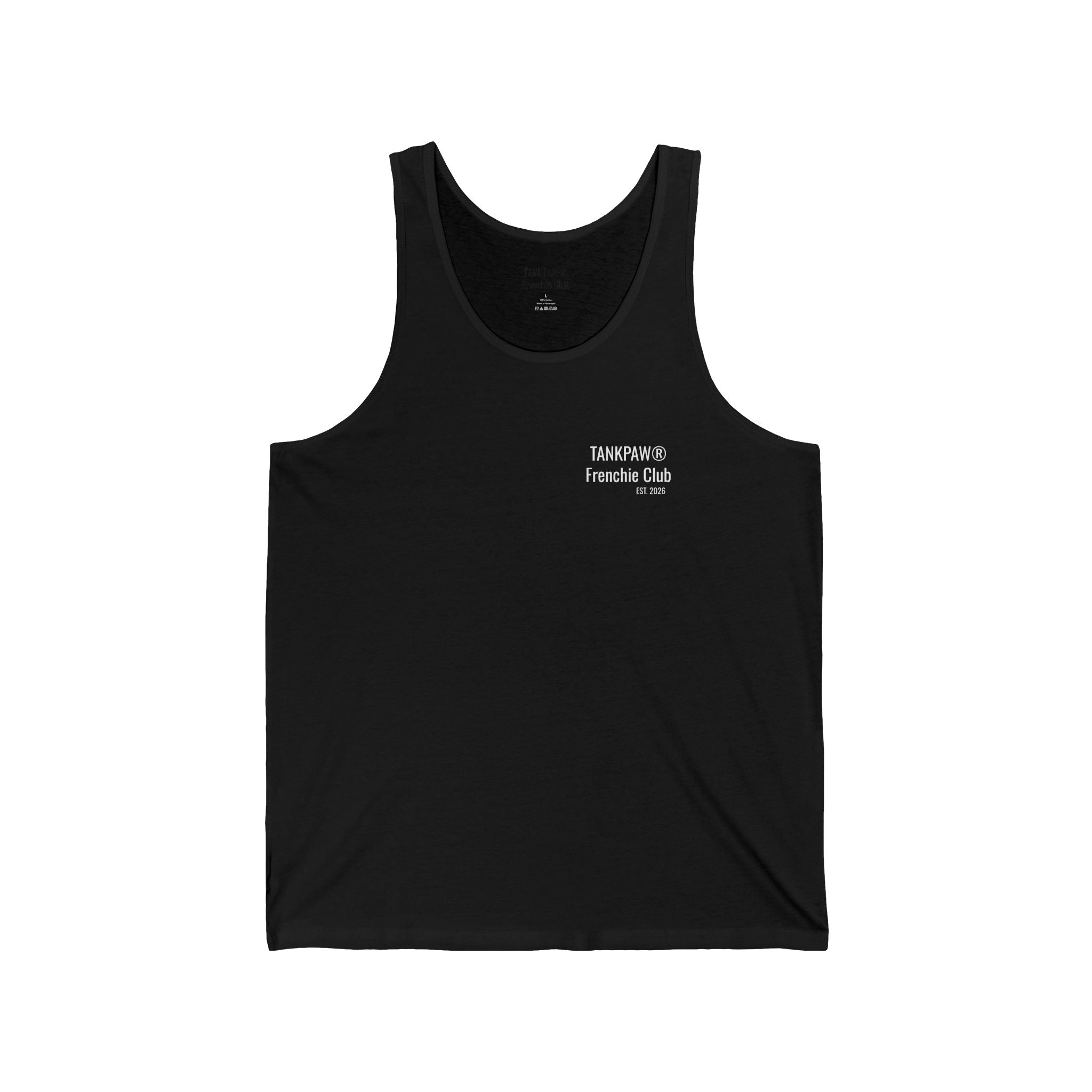 TankPaw® Frenchie Strong Club Premium Tank Top – Vintage French Bulldog Gym Tank