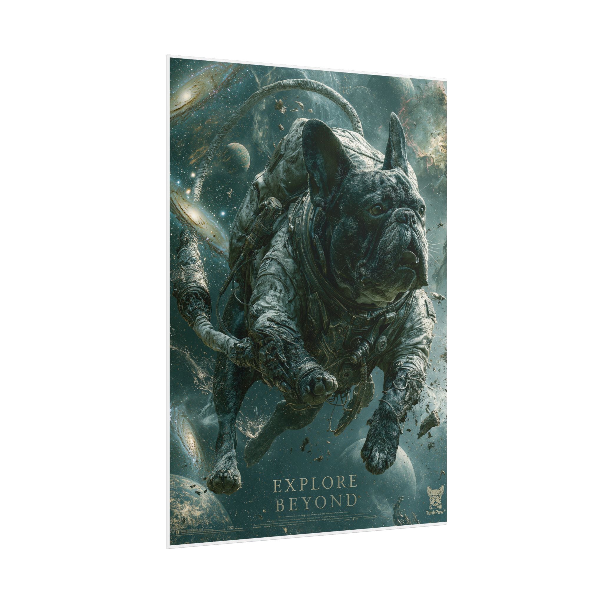 TankPaw® French Bulldog Wall Art Poster – Premium Vintage Frenchie Decor
