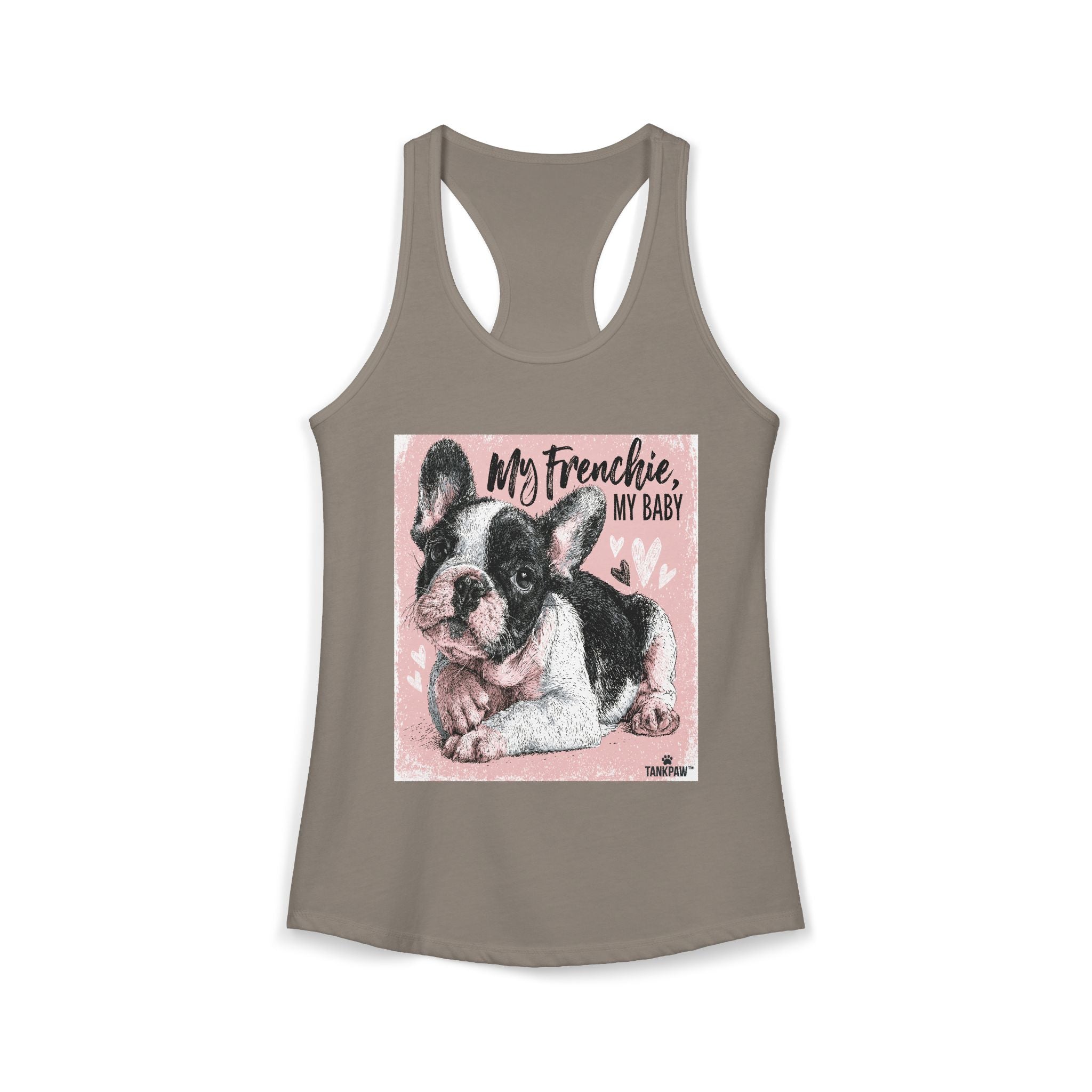 Frenchie Mom Women's Tank Top – French Bulldog Mom Sleeveless Shirt | Cute Dog Lover Gift | TankPawFrenchie Mom