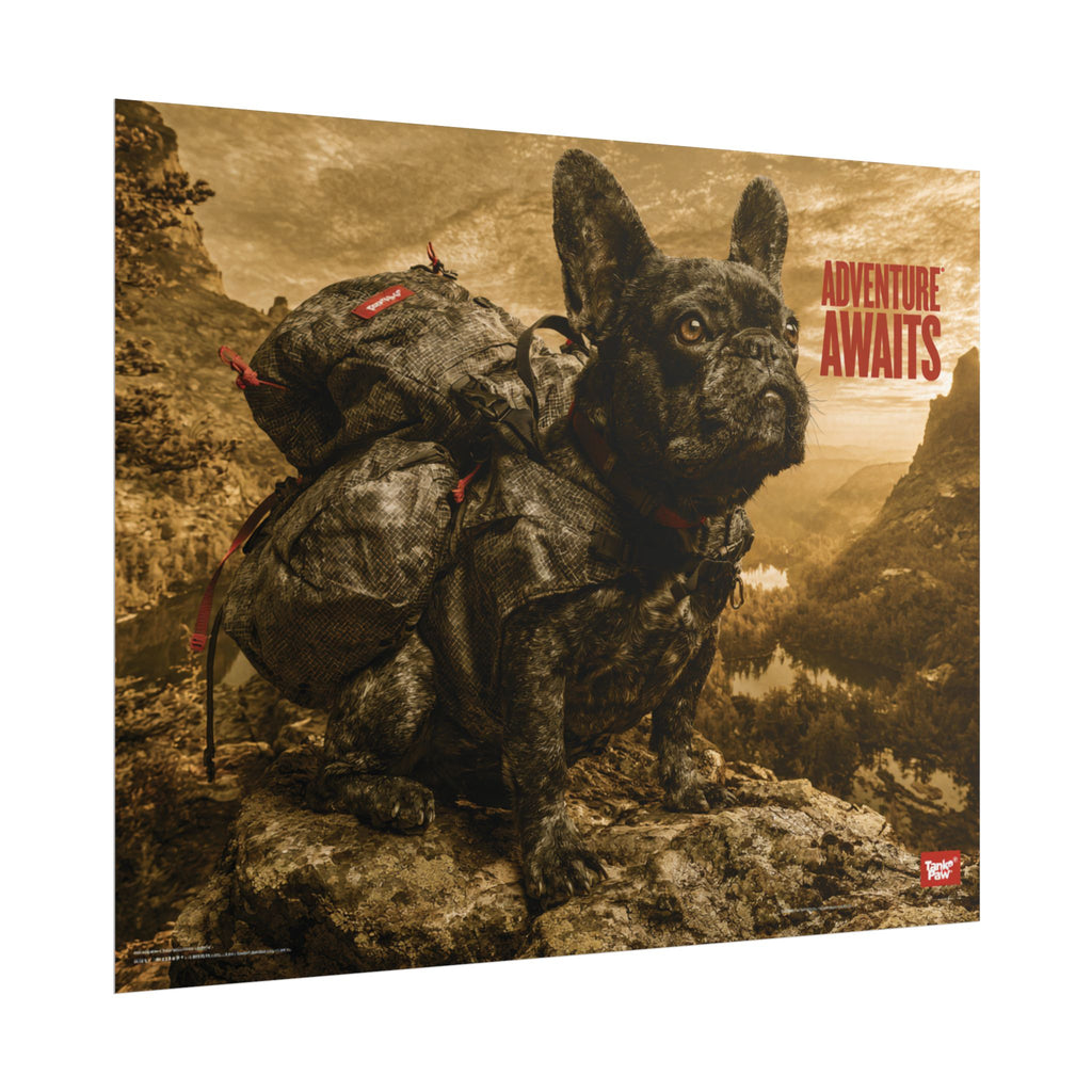 TankPaw® French Bulldog Wall Art Poster – Premium Vintage Frenchie Decor