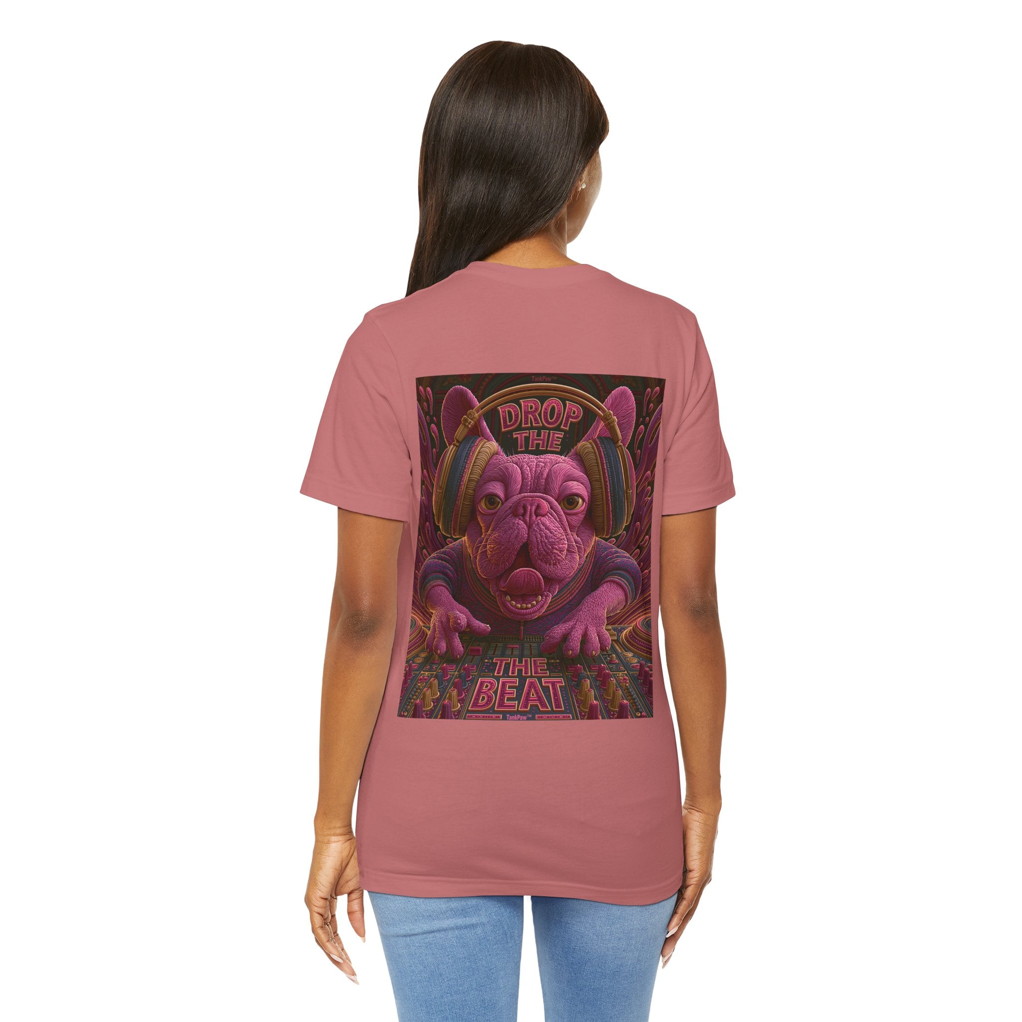 Electric French Bulldog T-Shirt – Neon DJ Dog Shirt for Music Lovers
