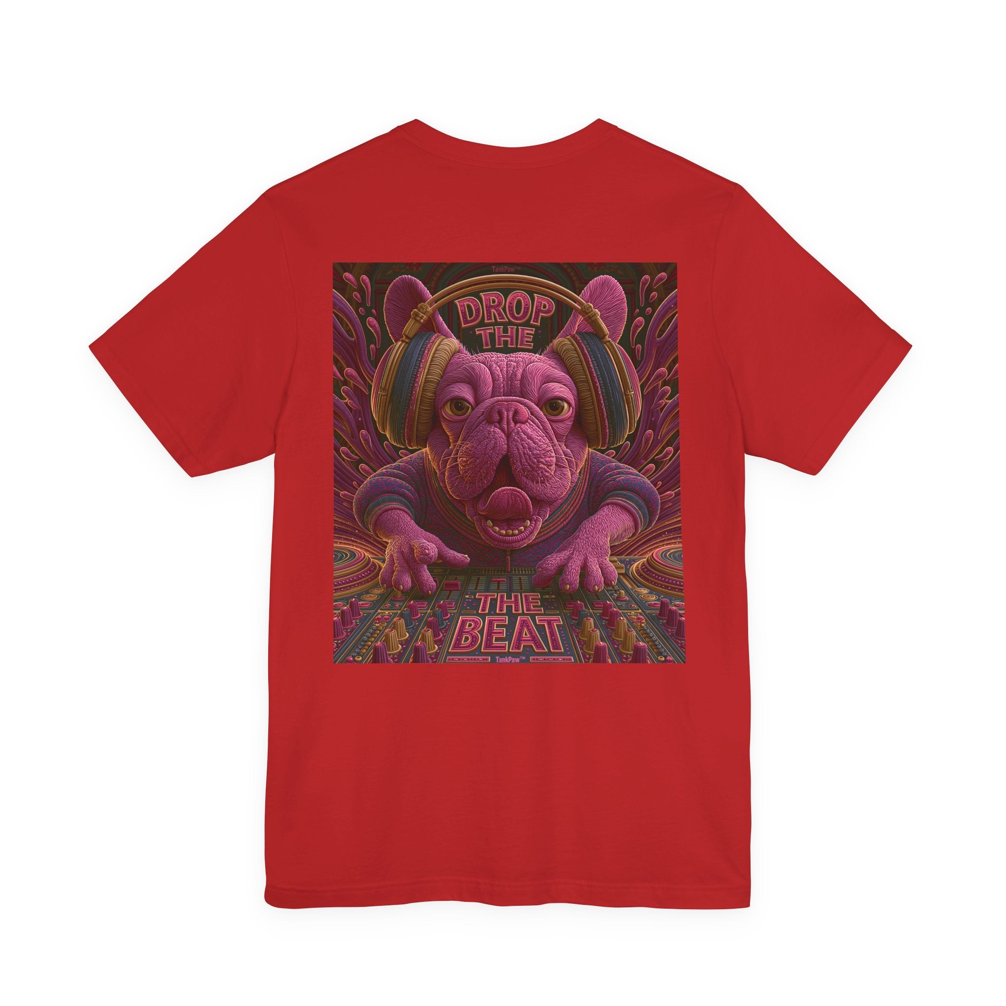 Electric French Bulldog T-Shirt – Neon DJ Dog Shirt for Music Lovers