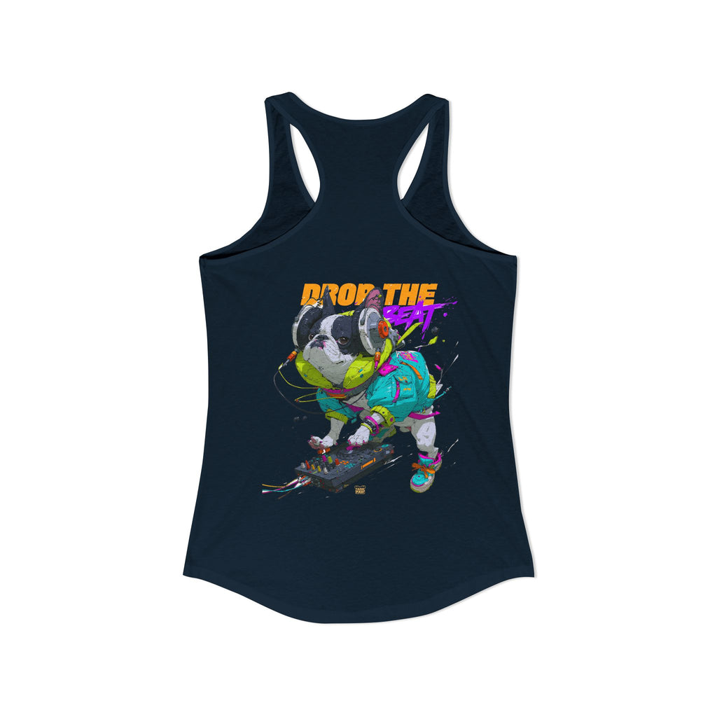 Women's French Bulldog Tank Top – Cute Frenchie Sleeveless Shirt for Dog Lovers