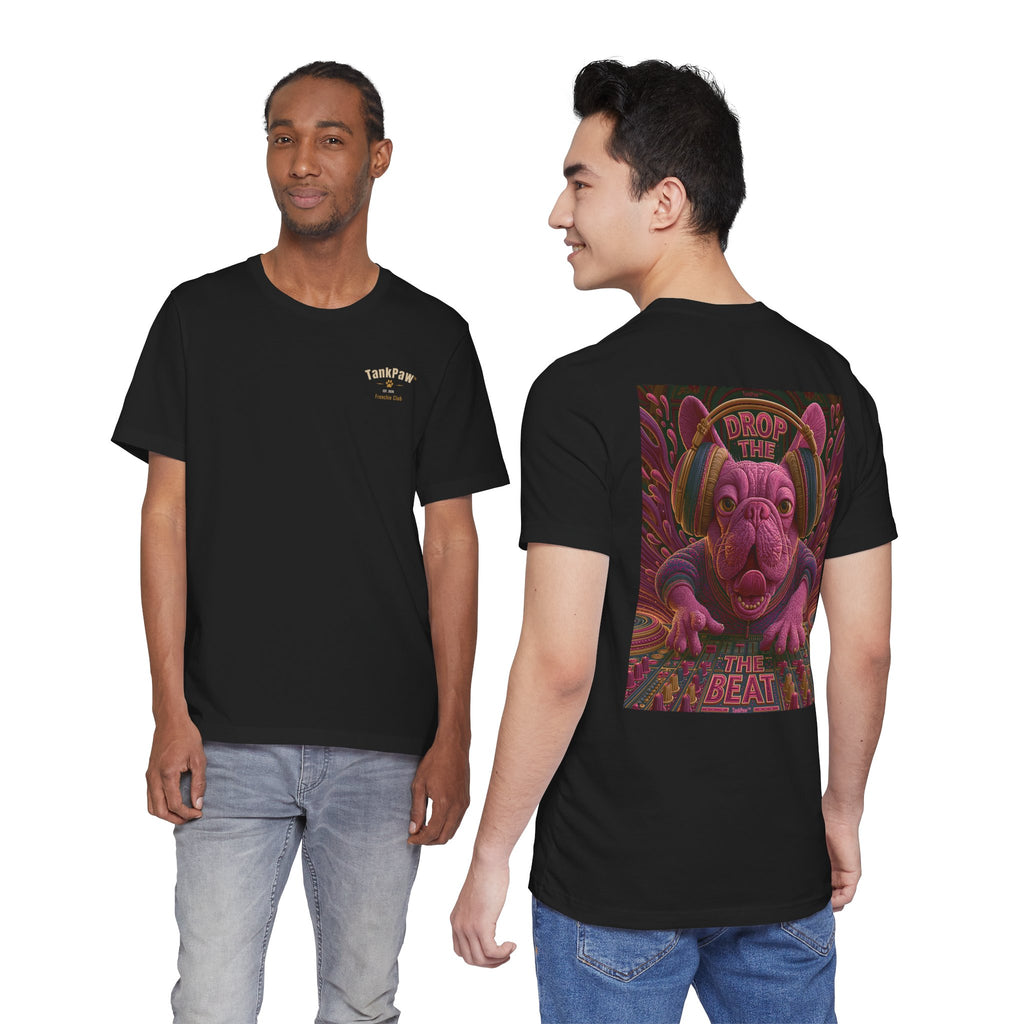 Electric French Bulldog T-Shirt – Neon DJ Dog Shirt for Music Lovers