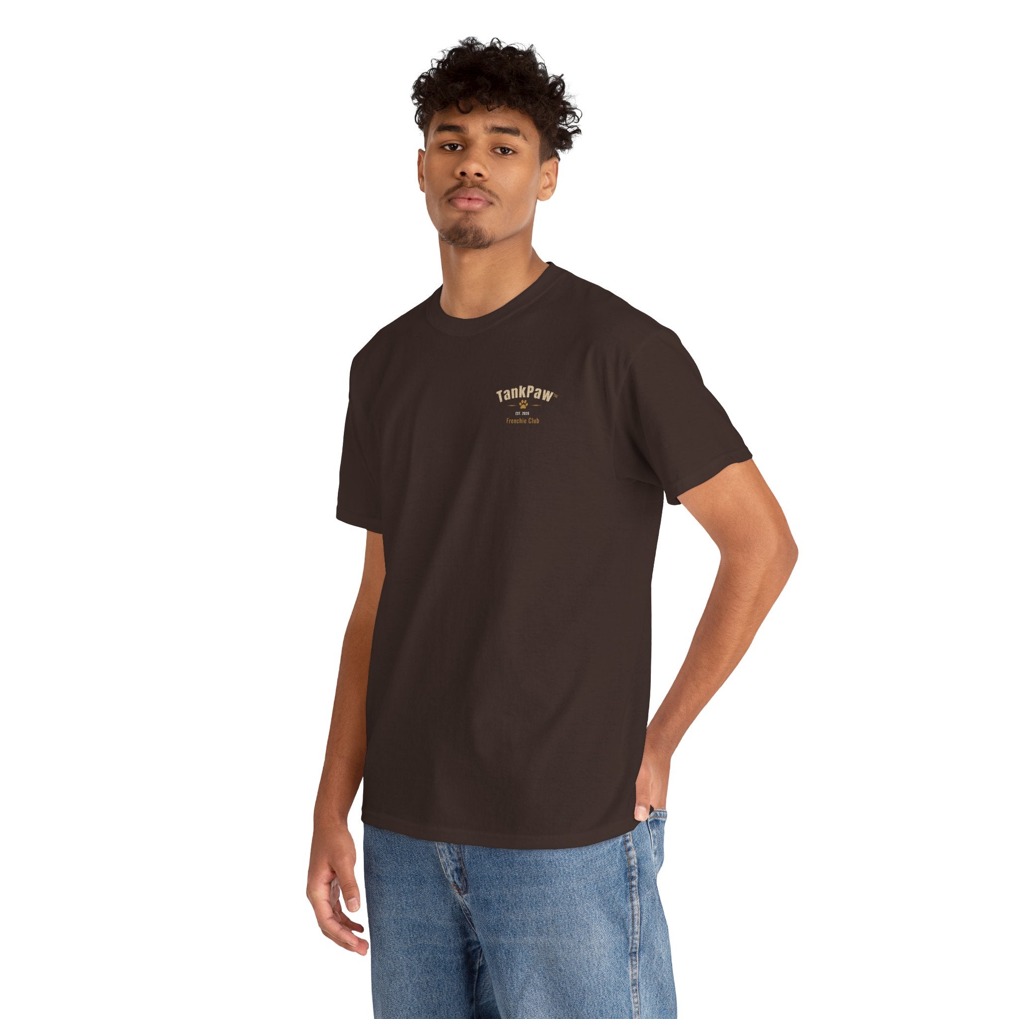 Frenchie Strong Club Vintage Gym T-Shirt | TankPaw™
