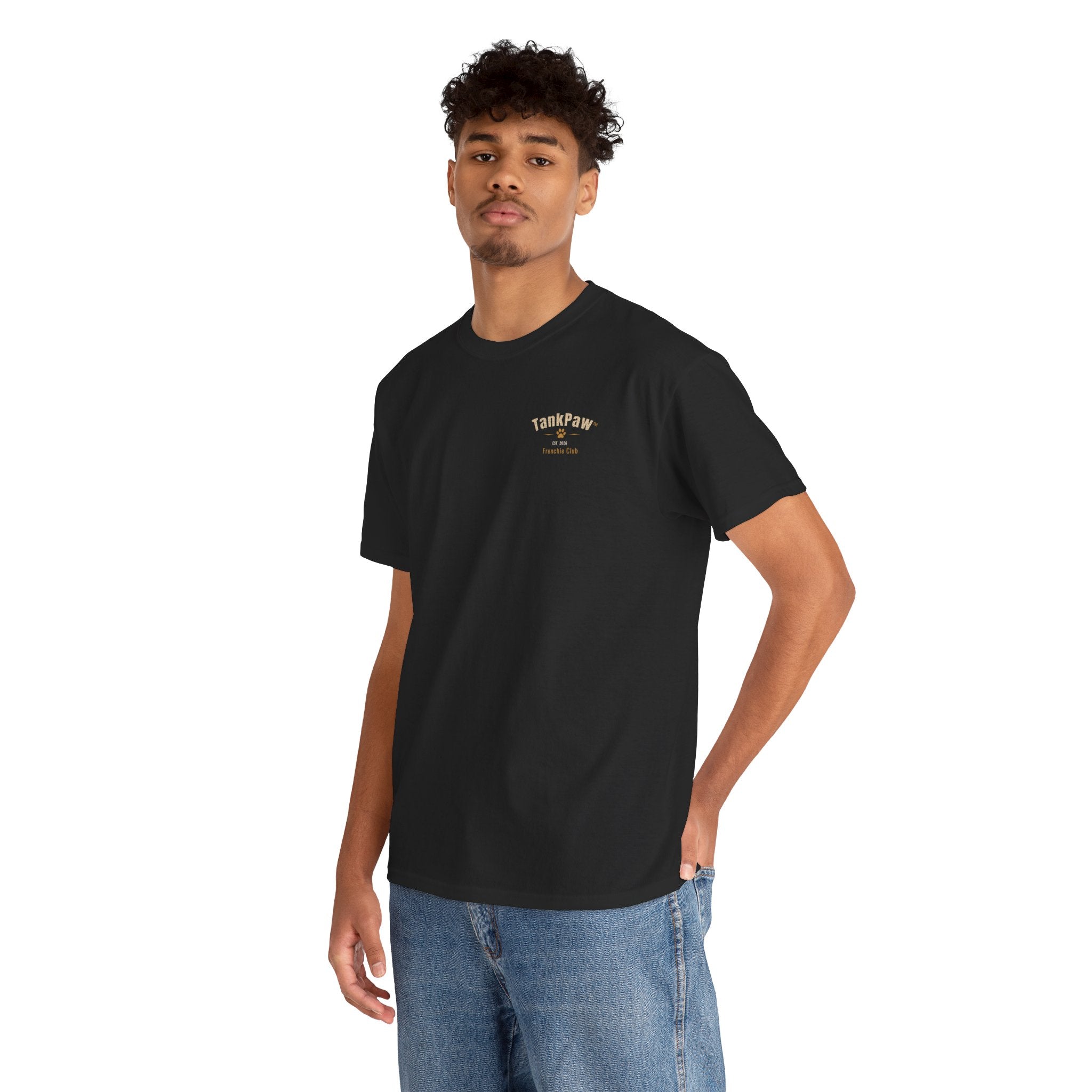 Frenchie Strong Club Vintage Gym T-Shirt | TankPaw™