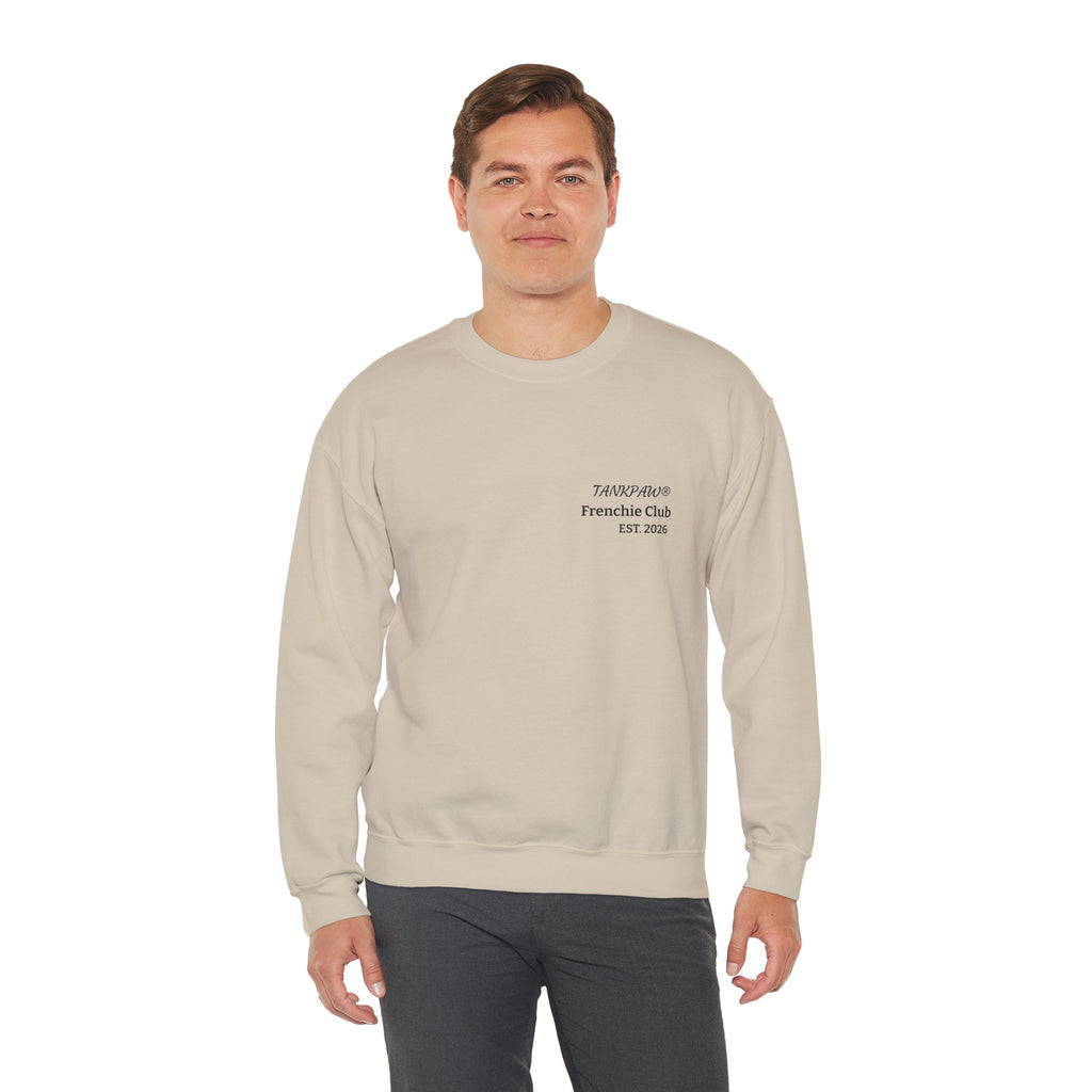 TankPaw® Frenchie Strong Club Premium Sweatshirt – Vintage French Bulldog Crewneck