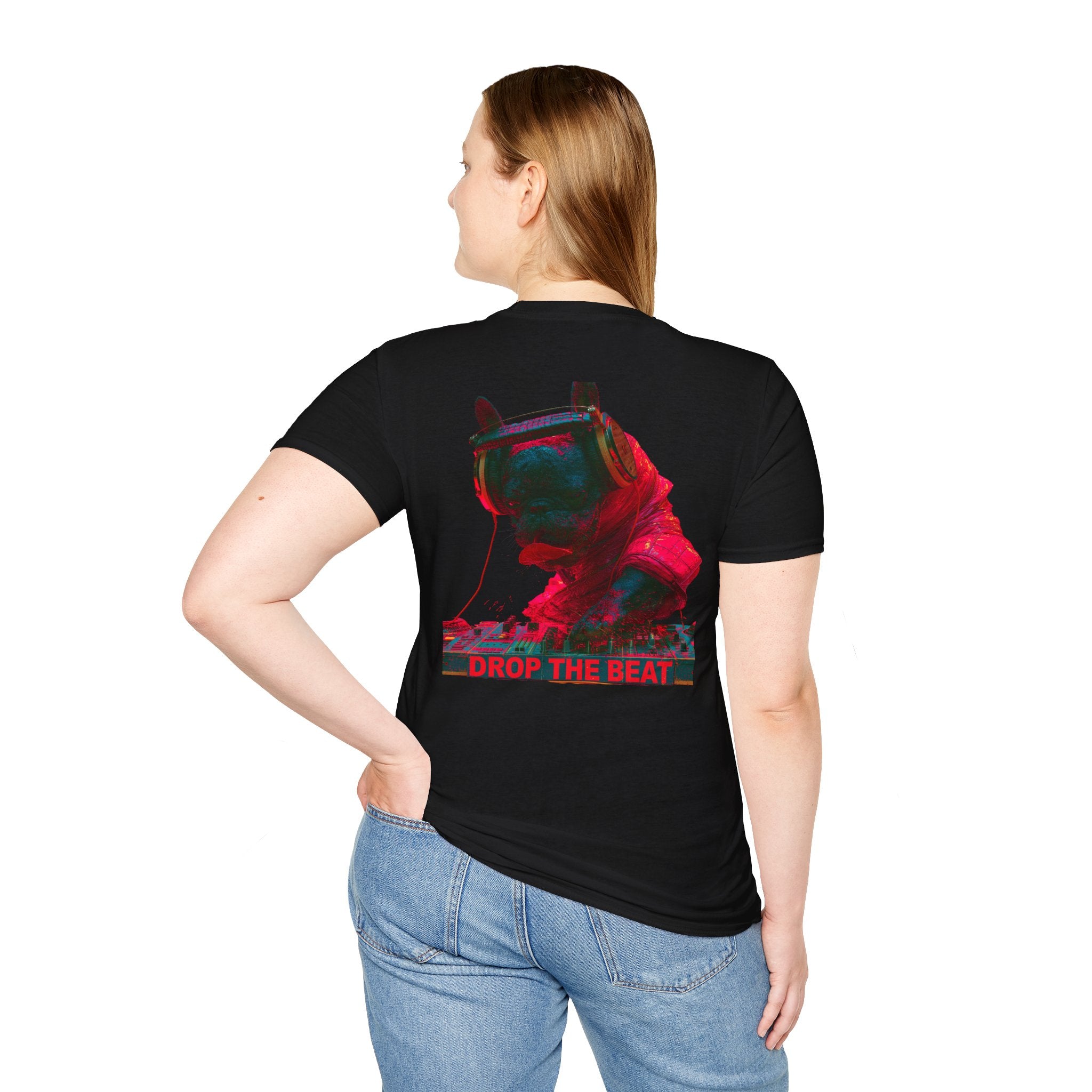 Frenchie Beats T-Shirt – DJ French Bulldog Music Festival Graphic Tee