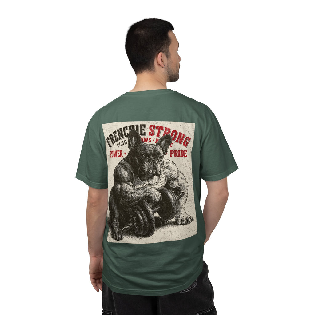 TankPaw® Frenchie Strong Club Premium T-Shirt – Vintage French Bulldog Graphic Tee