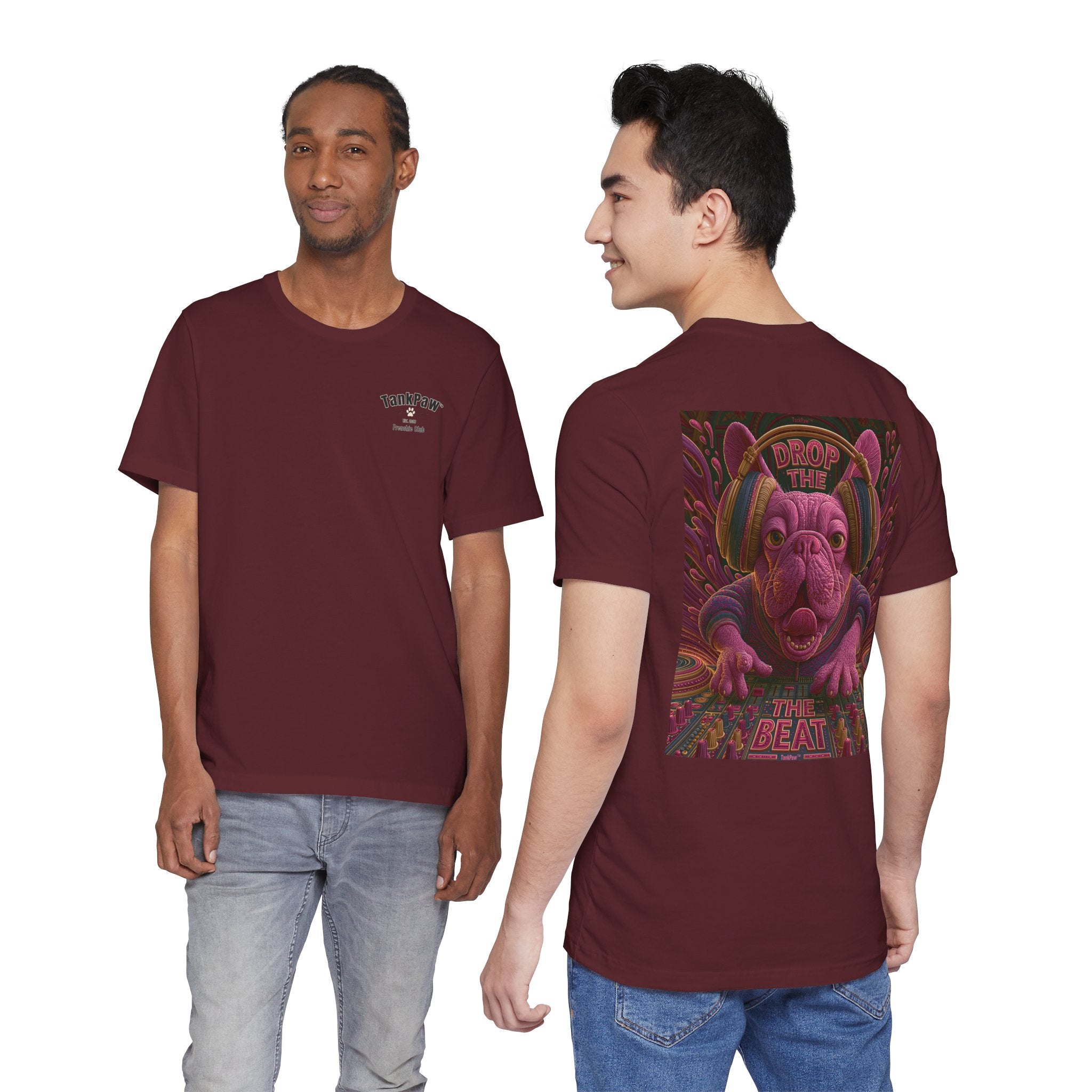Electric French Bulldog T-Shirt – Neon DJ Dog Shirt for Music Lovers