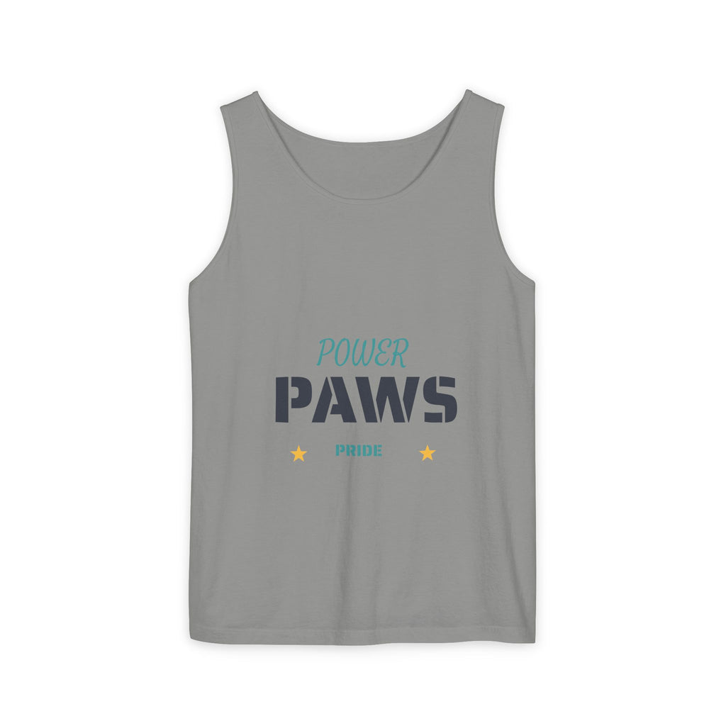 Power Paws Tank Top — "Frenchie Strong" Graphic Dog Fitness Tank