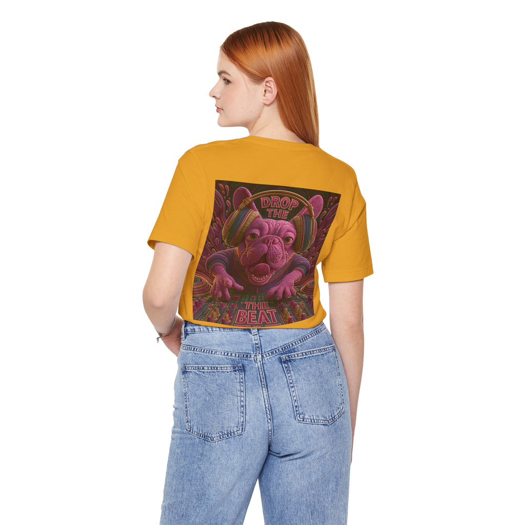 Electric French Bulldog T-Shirt – Neon DJ Dog Shirt for Music Lovers