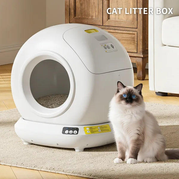 78L Automatic Self-Cleaning Cat Litter Box | Fully Enclosed Smart Litter Box with App Control