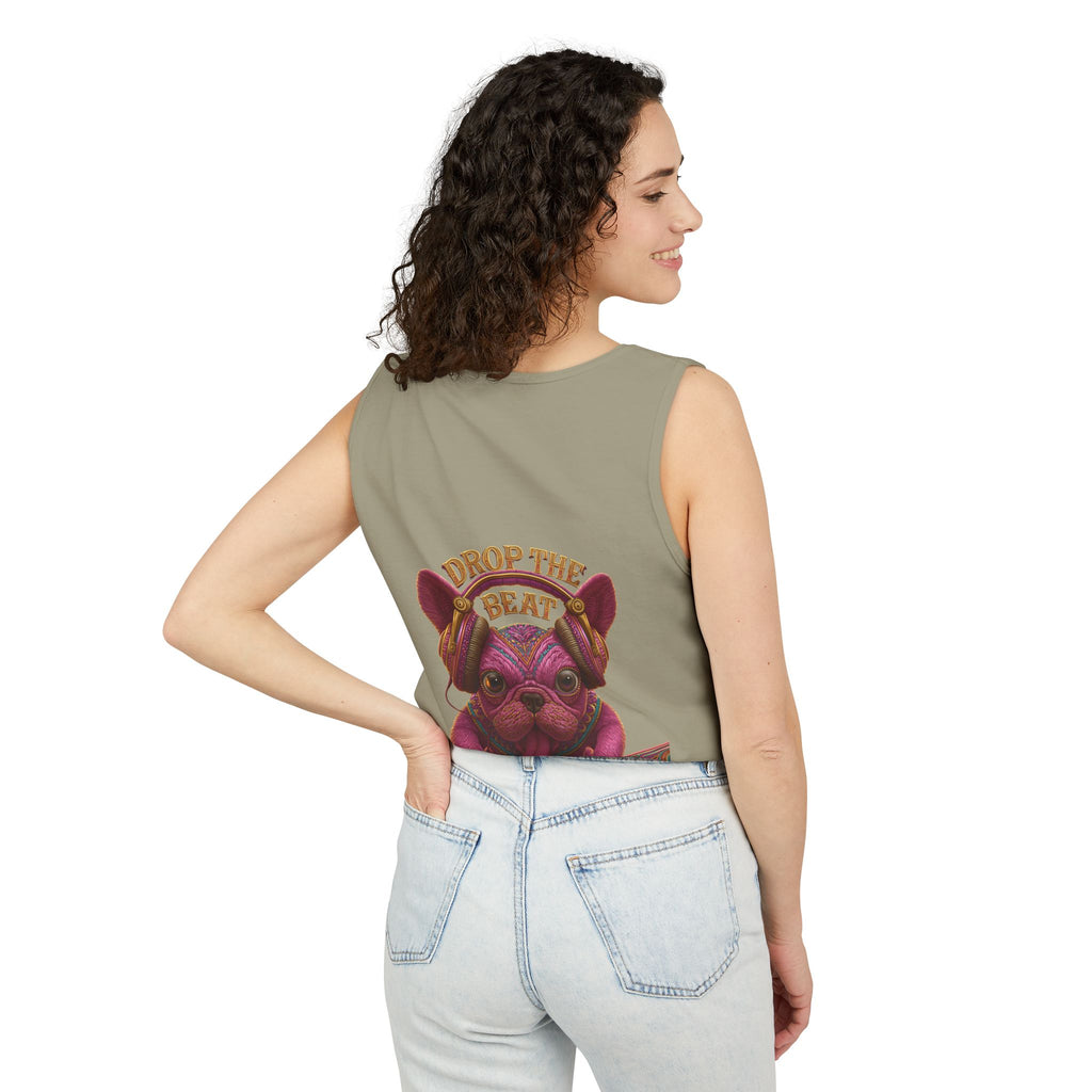 French Bulldog DJ Tank Top – EDM Music Festival Shirt for Dog Lovers | TankPaw™