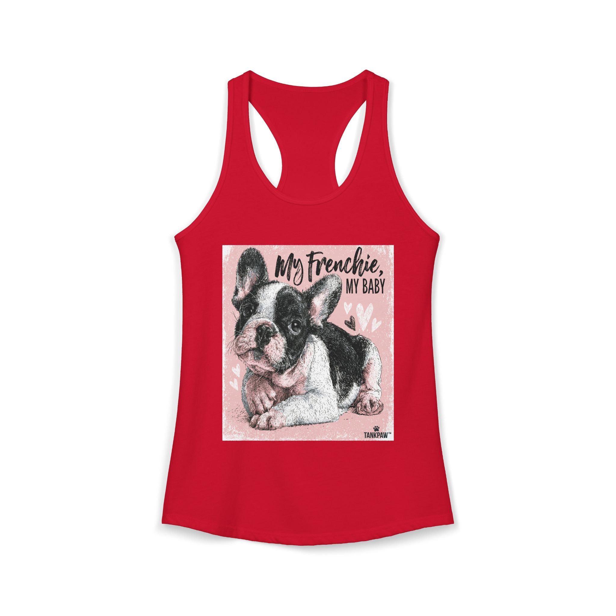 Frenchie Mom Women's Tank Top – French Bulldog Mom Sleeveless Shirt | Cute Dog Lover Gift | TankPawFrenchie Mom