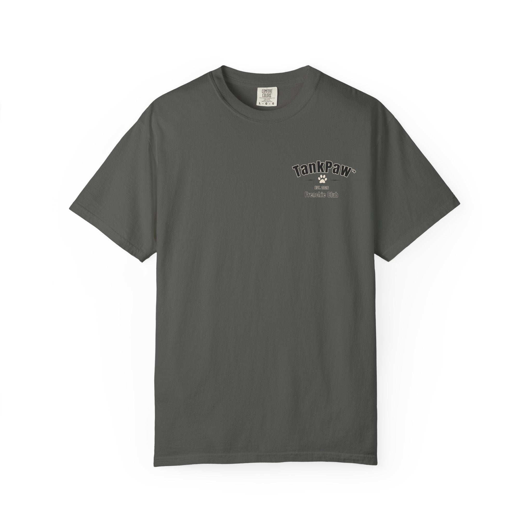 "Frenchie Strong Club" Muscular Dog Pet T-Shirt — Cute Frenchie Weightlifting Graphic Tee