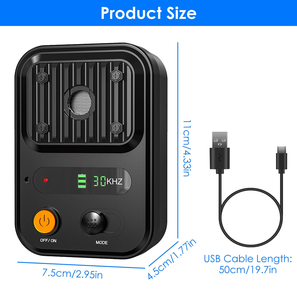 Anti Bark Device for Dogs | Safe Bark Control Training Tool for Indoor & Outdoor Use