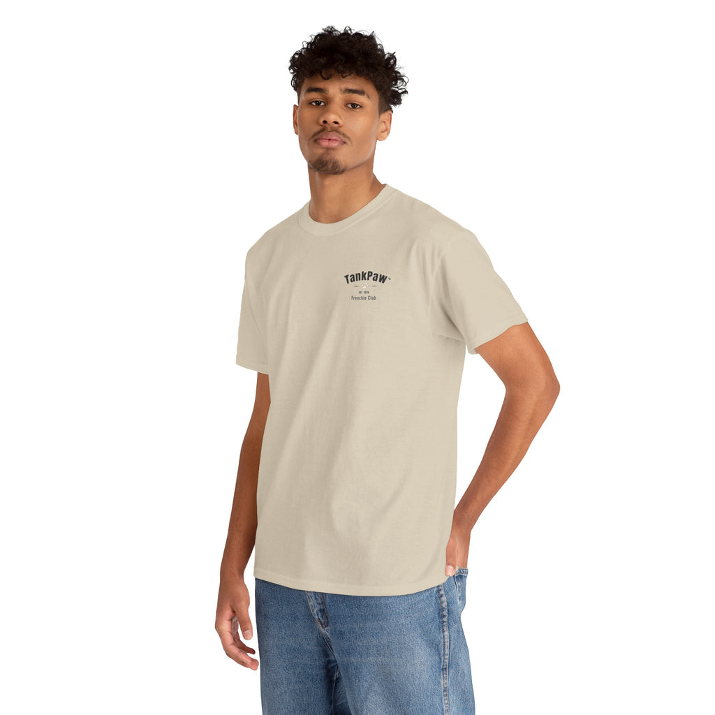 Frenchie Strong Club Vintage Gym T-Shirt | TankPaw™