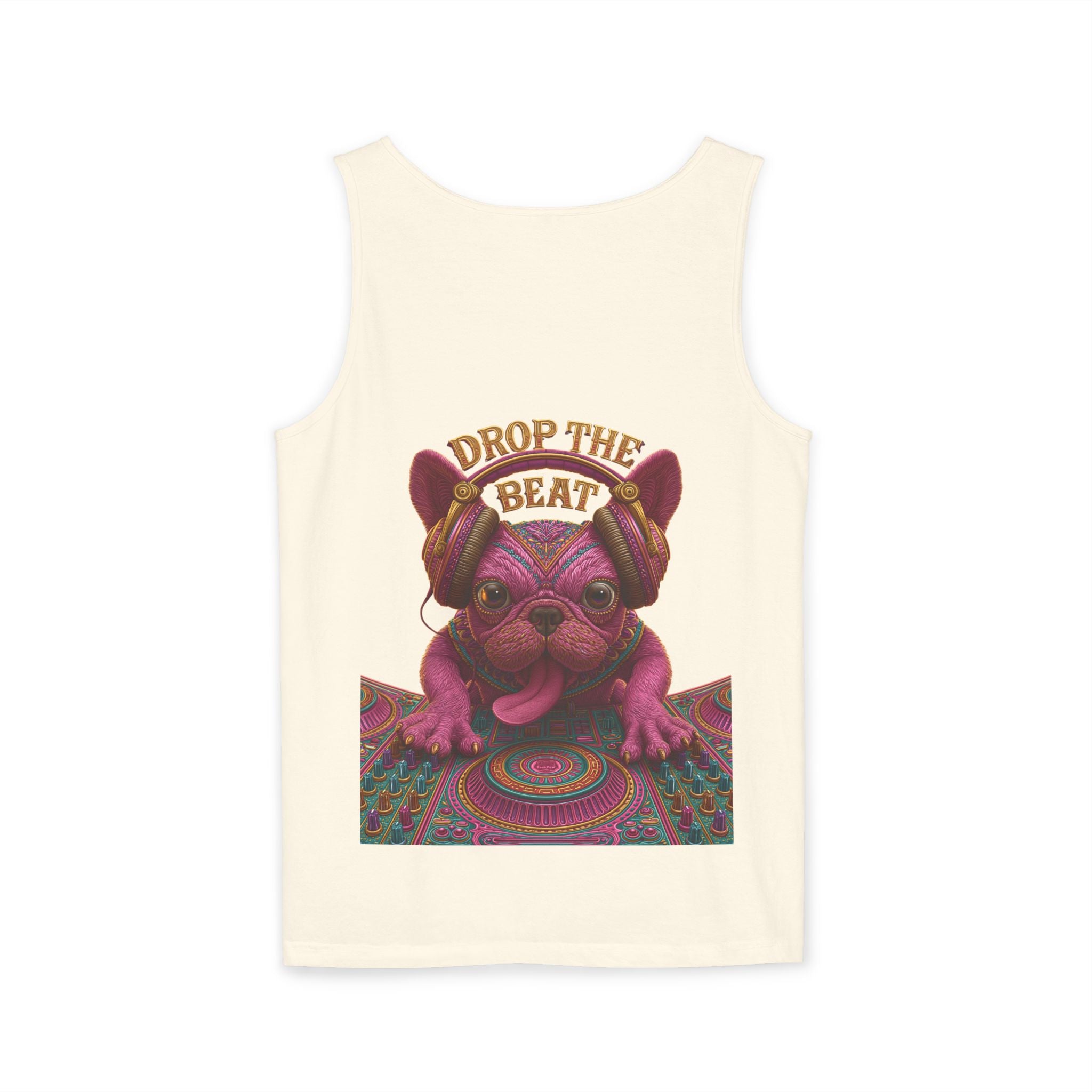 French Bulldog DJ Tank Top – EDM Music Festival Shirt for Dog Lovers | TankPaw™