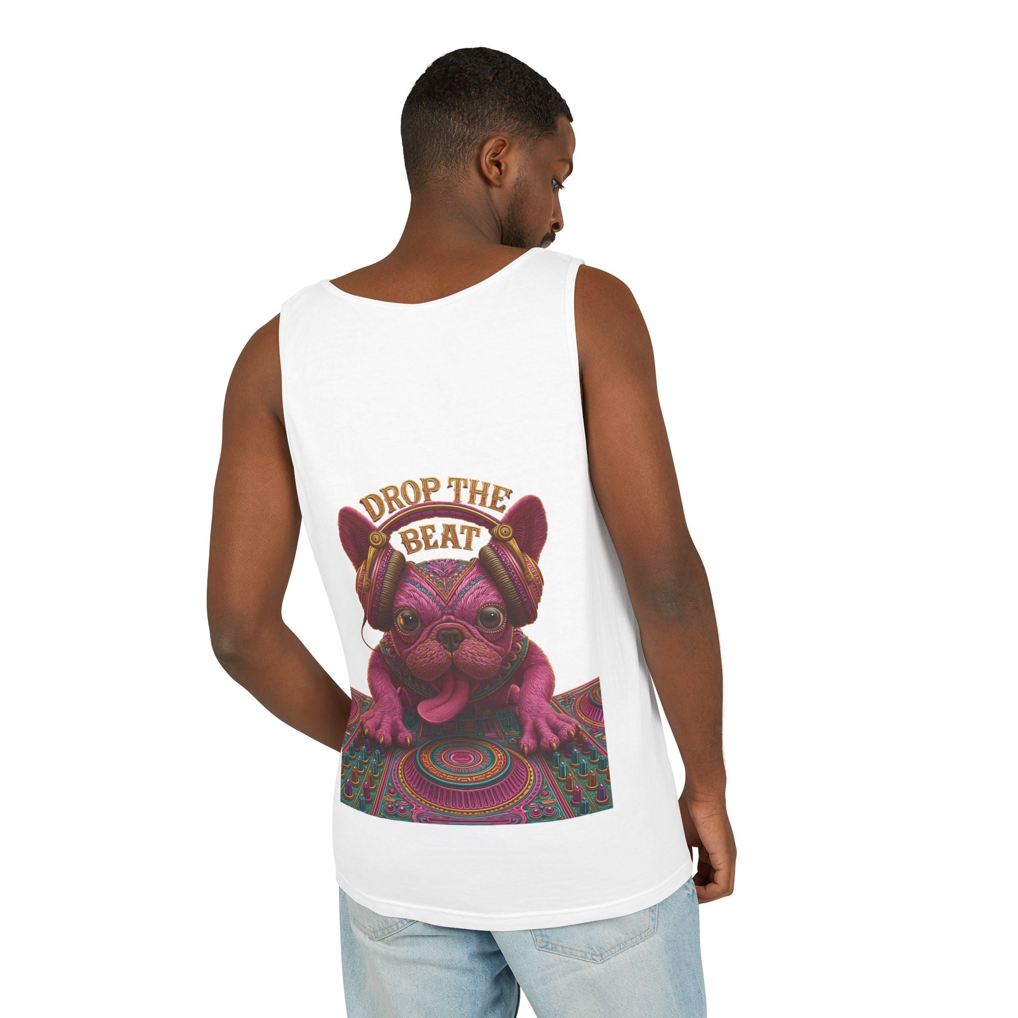 French Bulldog DJ Tank Top – EDM Music Festival Shirt for Dog Lovers | TankPaw™