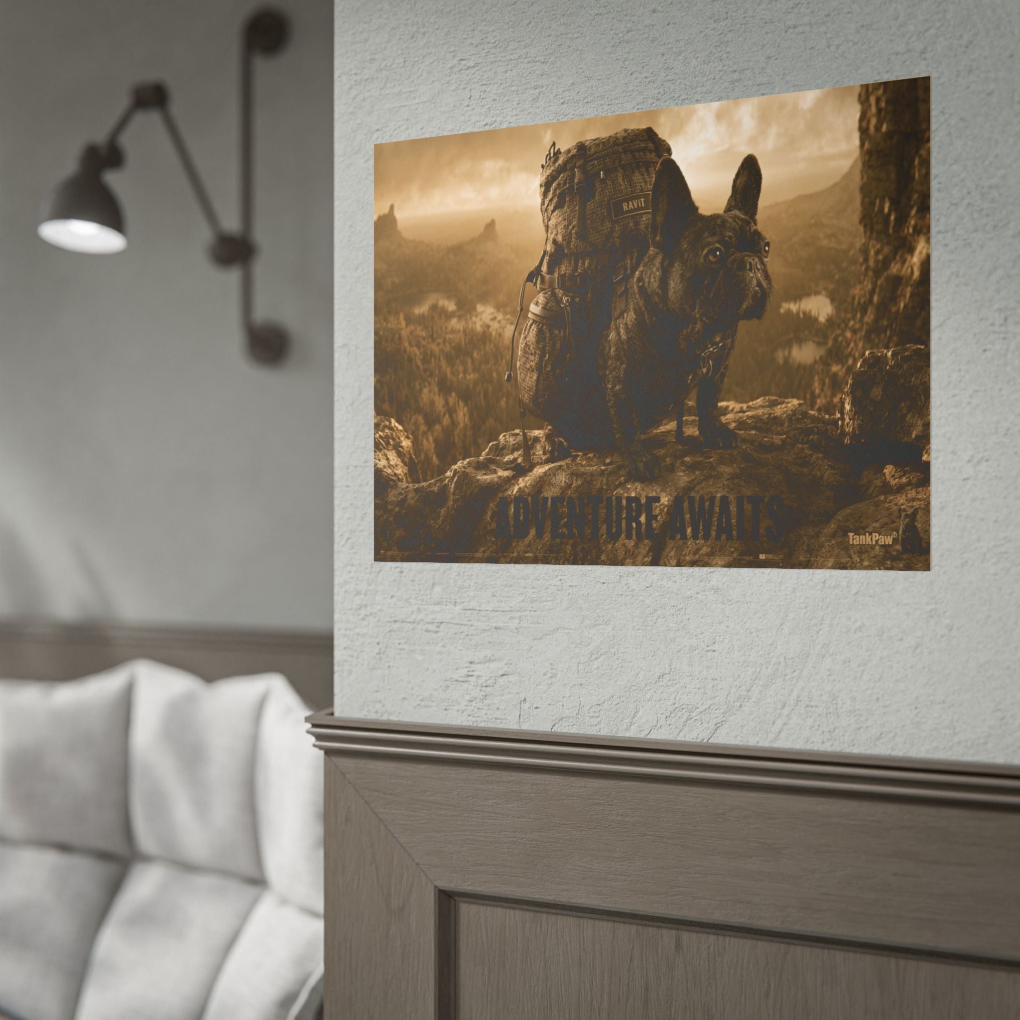 TankPaw® French Bulldog Wall Art Poster – Premium Vintage Frenchie Decor