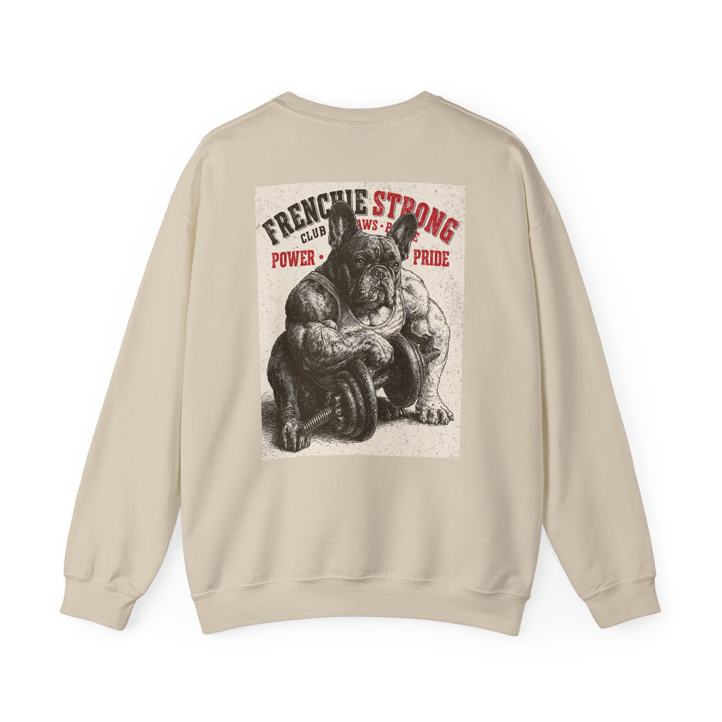 TankPaw® Frenchie Strong Club Premium Sweatshirt – Vintage French Bulldog Crewneck