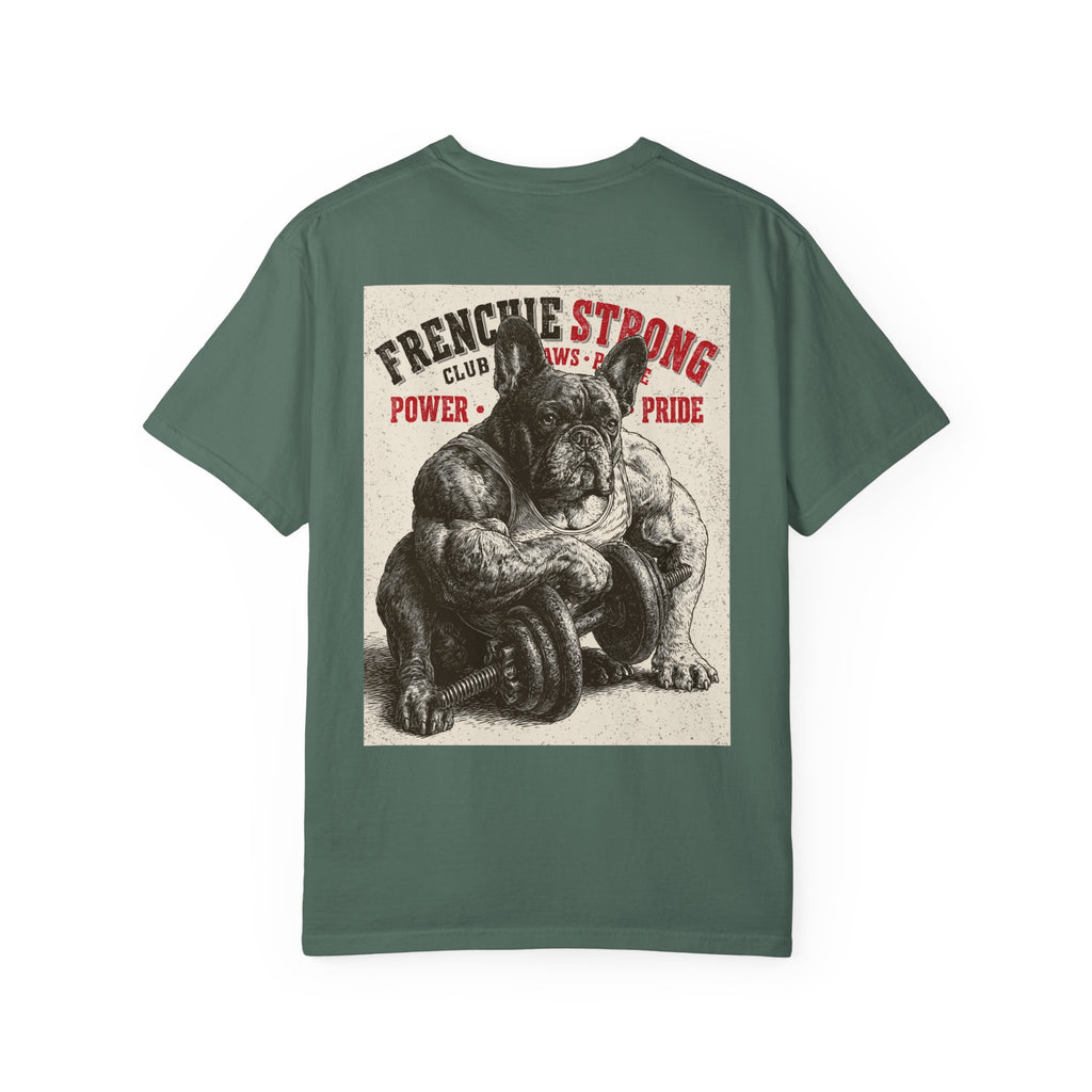 TankPaw® Frenchie Strong Club Premium T-Shirt – Vintage French Bulldog Graphic Tee