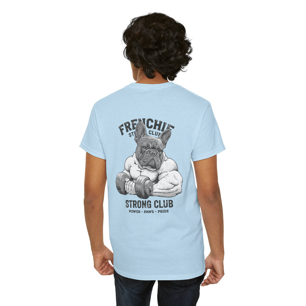 Frenchie Strong Club Vintage Gym T-Shirt | TankPaw™