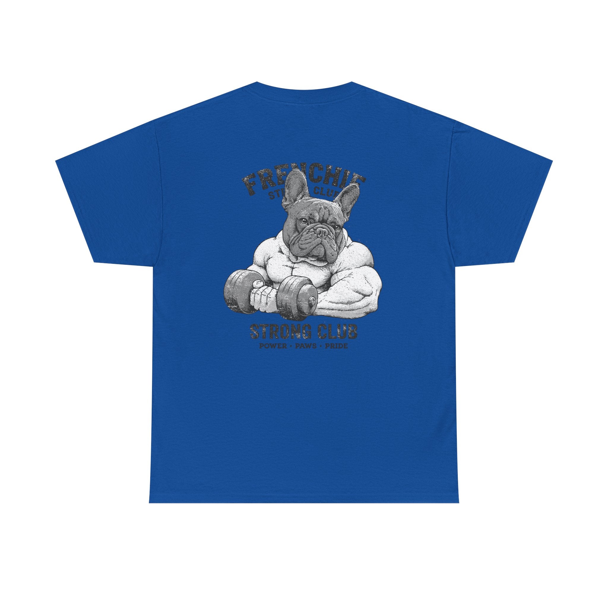 Frenchie Strong Club Vintage Gym T-Shirt | TankPaw™