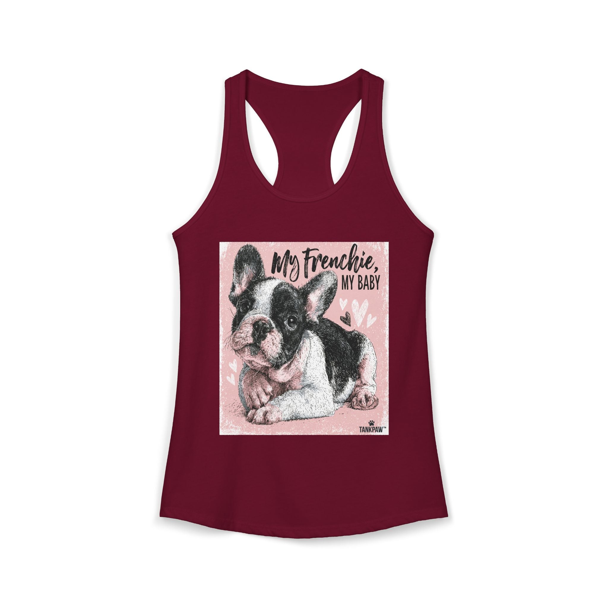 Frenchie Mom Women's Tank Top – French Bulldog Mom Sleeveless Shirt | Cute Dog Lover Gift | TankPawFrenchie Mom