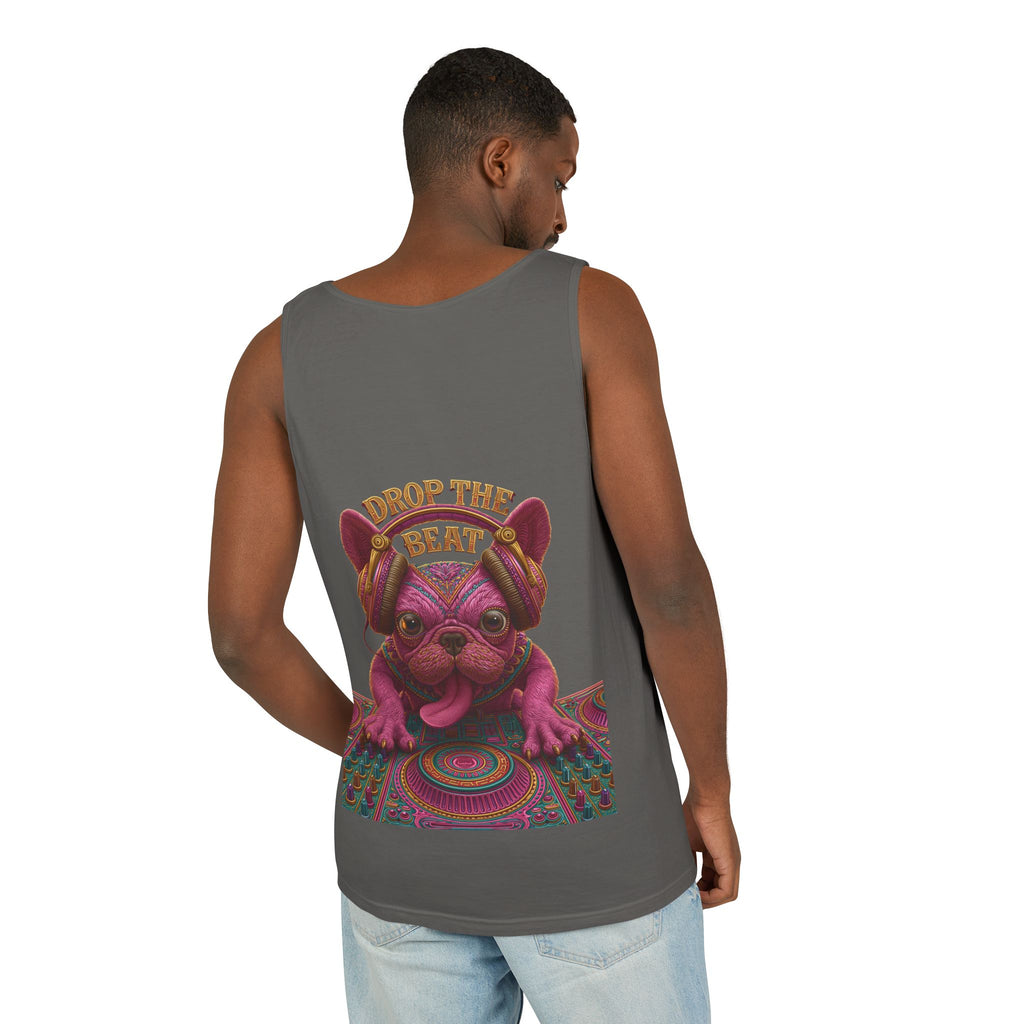 French Bulldog DJ Tank Top – EDM Music Festival Shirt for Dog Lovers | TankPaw™
