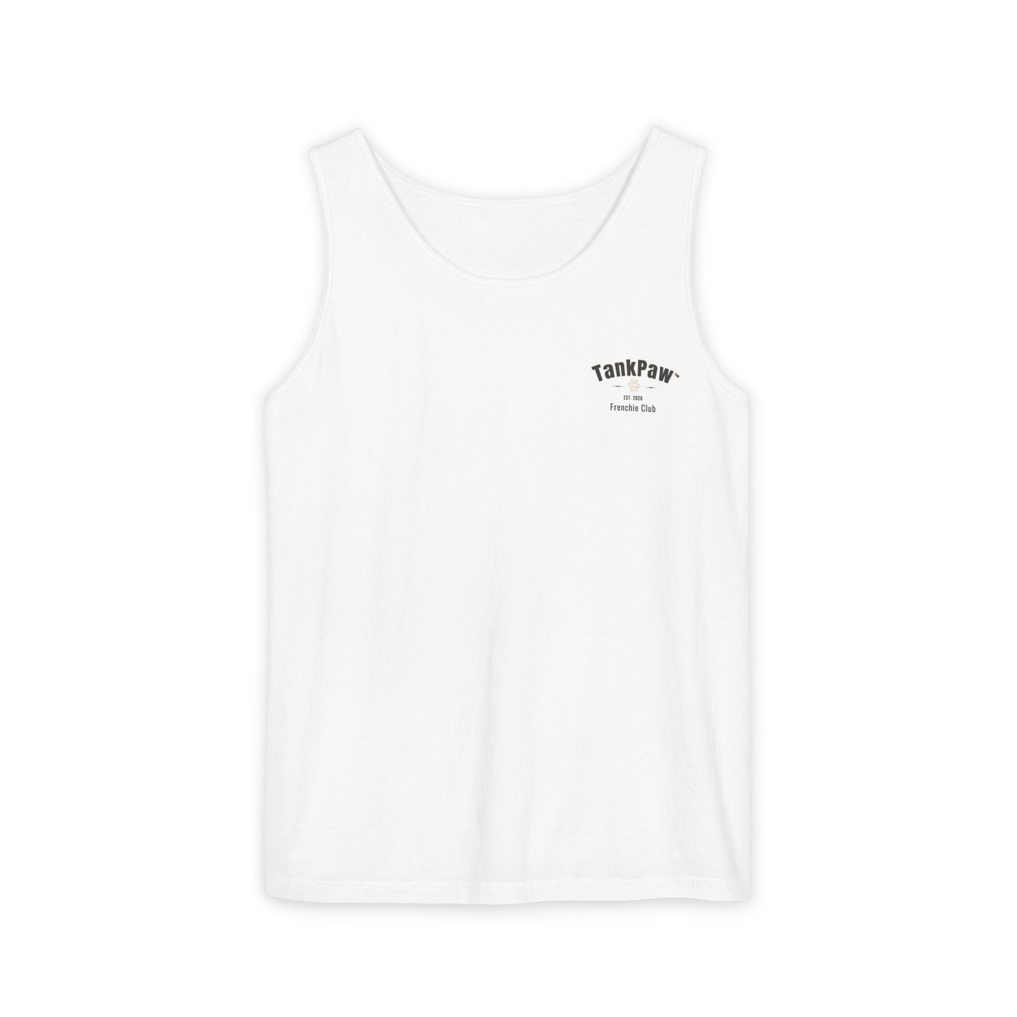Music Festival Tank Top – "Drop the Beat" Frenchie DJ Graphic Tank