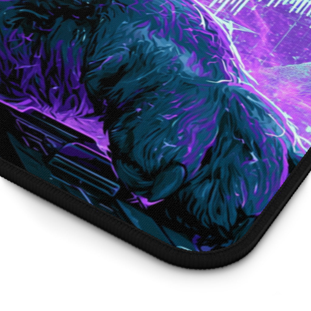 DJ French Bulldog Desk Mat – Gaming Mouse Pad for Music Lovers & Frenchie Fans