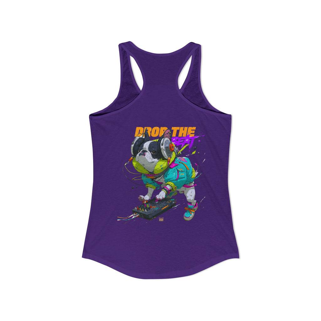 Women's French Bulldog Tank Top – Cute Frenchie Sleeveless Shirt for Dog Lovers