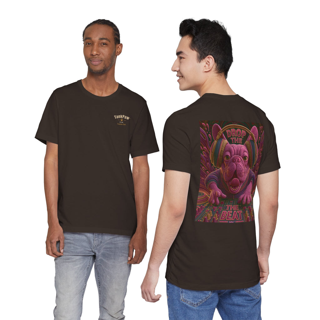 Electric French Bulldog T-Shirt – Neon DJ Dog Shirt for Music Lovers