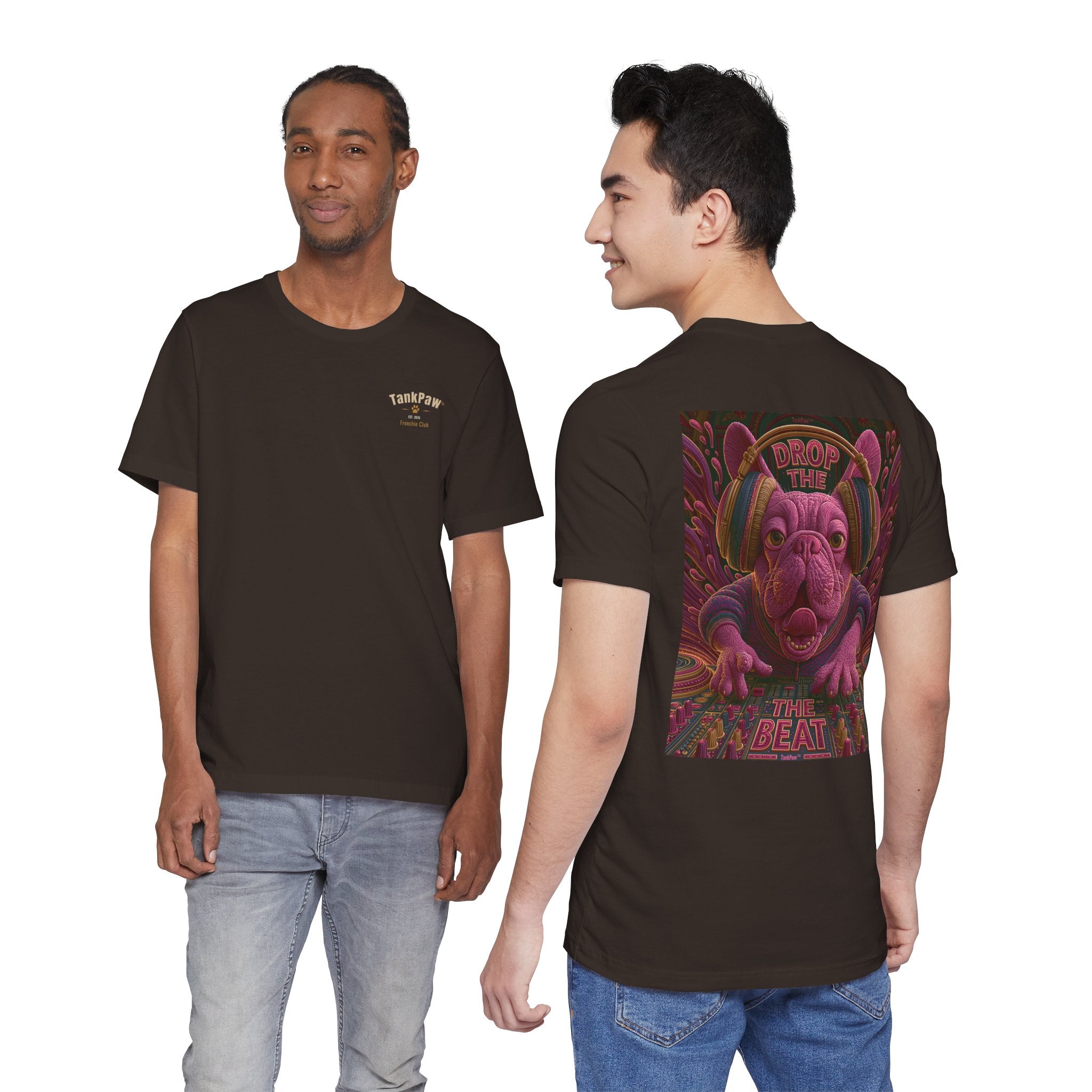 Electric French Bulldog T-Shirt – Neon DJ Dog Shirt for Music Lovers